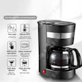 Miniatyrbillede 2 af 4: TD® Hjemmekaffemaskine, fuldautomatisk te-maskine, lille hjemmekaffemaskine med temperaturkontrol