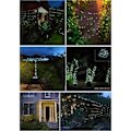 Miniatyrbild 3 av 4: TD® Solar String Lights Julgran LED Flerfärgad Trädgård Hem Utomhus Bunting Banner Bröllop Födelsedagsdekoration