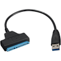 Miniatyrbild 1 av 4: USB 3.0-adapter - Ej specificerad - 22pin SATA-kabel - 10 cm - Hot-Swapping - Plug and Play