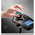 Pikkukuva 4 / 4: INN® LCC® T10 Bluetooth Handsfree - FM Siirrin MP3 Soitin Autoadapteri (Punainen)