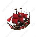 Miniatyrbillede 1 af 4: TD® Byggelegetøj til voksne, piratskibsmodel