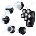 Miniatyrbild 1 av 4: TD® vattentät elektrisk rakapparat Digital Display Razor 6 i 1 Multifunktionell Razor Set Svart present för män