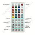 Miniatyrbillede 3 af 4: TD® TV baggrundsbelysning 5V USB 5050RGB 12D selvklæbende LED-stribe 2 meter