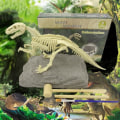 Miniatyrbillede 1 af 4: C® TD dinosaur skeletal model at samle realistisk legetøj arkæologisk udgravning børn fossiler dreng pige tyrannosaurus konstruktion