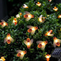 Miniatyrbillede 3 af 4: TD® Solarlampe lyskæde 5m 20 lys Bi-kæde Havepynt Intelligent lyskontrol