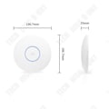 Miniatyrbild 4 av 4: TD® Dual Band Wireless AP UBNT 1000Mbps takfäste UniFi UAP-AC-PRO Gigabit High Power Enterprise Grade AP