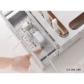 Miniatyrbillede 4 af 4: TD® Opbevaringsboks dekoder stue hjemme i plastik opbevaring router oplader køkken hvidt separat design kontor solid ordne