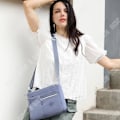 Miniatyrbild 2 av 4: TD® Kvinnors mångsidig vattentät ryggsäck med stor kapacitet Canvasväska Mode Enkel One Shoulder Messenger Bag Nyl Ryggsäck