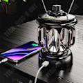 Miniatyrbillede 4 af 4: TD® Campinglamper Uendeligt justerbare Lang batterilevetid Dobbelt lys i gul og hvid Campinglampe porta