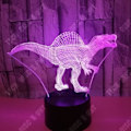 Miniatyrbillede 2 af 4: TD® Ny Dinosaur 3D Lys Berøring Farverig 3D Vision Led Natlamper Gave Dekoration Atmosfære Led Lille Bordlampe