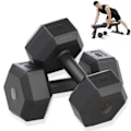 Miniatyrbild 1 av 4: TD® 2*2,5 kg Hex Hantel Armträning för män för män Hemträningsutrustning