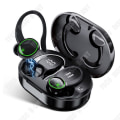 Miniatyrbild 3 av 4: TD® Bluetooth 5.3 Over-Ear Headset Smart Digital Display Superlång batteritid