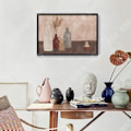 Miniatyrbillede 3 af 4: TD® 60*40 CM enkel nordisk retro stil niche maleri dekorativ stue smuk ramme i massivt træ soveværelse maleri