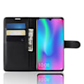 Miniatyrbillede 3 af 4: TD® Housse Ny PU Læder Pung med Stødsikker Cover Etui Huawei P Smart 2019 (6.21") - Sort