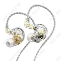 Miniatyrbillede 1 af 4: TD® Suspenderet headset med lavt kurs Musik in-ear med mikrofon L-formet stik Diameter 3,5