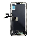 Miniatyrbillede 4 af 4: Sort til iPhone X sort berøringsfølsom LCD Retina - Komplet kit med værktøj, magnetisk skabelon og nemt at installere tætningsløsning.