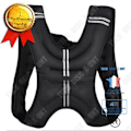Miniatyrbillede 1 af 4: TD® Justerbar 10 Kg Vægtet Vest Sort