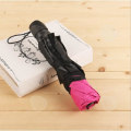 Miniatyrbillede 2 af 4: CONFO® Lotusbladet blomstrer sort plast solbeskyttelse, parasol, paraply