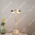 Miniatyrbillede 3 af 4: TD® Touch Table Lampe Genopladelig LED Læsning Læring Øjenværn Lys Bar Stue Værelse Luksus Effekt Guld