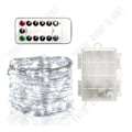 Miniatyrbild 2 av 3: TD®-paket med 3 LED Fairy Lights 10m 100 LEDs, Cool White, för sovrum