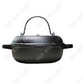 Miniatyrbild 1 av 4: TD® sötpotatisrostare, högkvalitativ gjutjärnspotatis och kastanjerrost för gjutjärnsgrill
