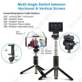 Miniatyrbild 2 av 4: Selfie stick - TD® - Infällbar - Kompatibel 3,5 till 6 tum - Aluminiumlegering - Bluetooth Svart