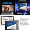 Miniatyrbillede 4 af 4: INN Intern Harddisk INN® 1To SATA3,0 SSD højhastighedsoverførsel 350 M/s med systemet Winxp+Windows7/8/10/11+OS harddisk sol