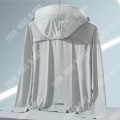 Miniatyrbild 3 av 4: TD® Ice silk solkräm kläder cykling män sommar UV-skydd solskydd hud kläder andas fiskekläder väst Grå jag