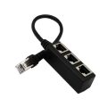 Miniatyrbillede 4 af 4: Ethernet RJ45 fordelingskabel, RJ45 1 han til 3 x LAN Ethernet netværksfordelingskabel med hunport egnet