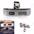 Pikkukuva 4 / 4: TD® Matkalaukku vaaka digitaalinen näyttö matka-asuste laukkujen punnitsemiseen 50 kg LCD-näyttö mittausväline laukulle käsimatkatavaroille