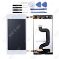 Miniatyrbillede 1 af 4: TD® Passer til Sony E3 mobilskærm hvid LCD skærm samling touchskærm D2203 D2206 display