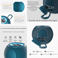 Miniatyrbillede 2 af 4: Mini højttaler INN® 3 timers spilletid 10 meter effektiv rækkevidde bærbar Bluetooth-højttaler Bluetooth-forbundet højttaler