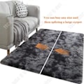 Miniatyrbillede 3 af 4: TD® Tapis tie-dye salon bordbordtæppe lange hårsoveværelse gulvtæppe fyldt med søde tæpper sengebordtæppe 160*230c