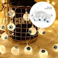 Miniatyrbild 2 av 4: TD® LED Halloween Ghost Festival String Lights - Dubbelsidiga Ghost Eyes - 3 meter 20 ljus