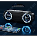Pikkukuva 3 / 4: TD® Kannettava Mini langaton Kaiutin USB-portti TF-kortinlukija Bluetooth-stereo-kaiutin, jossa on kaksi kaiutinta: musta