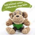 Miniatyrbild 3 av 4: TD® Plush Puppy Toy Interactive Piper Hundleksak för rengöring av gummitänder, hållbar tuggleksak för små