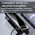 Miniatyrbillede 4 af 4: TD Ekstern batteri 20000 mAh bærbar oplader med digital LED-display og hurtig opladning på 2.1a usb c usb a med 4 output-porte