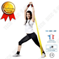 Miniatyrbillede 1 af 4: TD® Elastisk Modstandsbånd - Fitness Træningsudstyr til Fitness, Yoga, Crossfit Træning, Styrketræning Gul