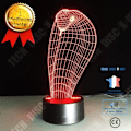 Miniatyrbillede 1 af 4: TD® Dekorativ berøringsbaseret optisk lampe 7 farver optisk illusion - model cobra - lavt forbrug USB-kabel eller 3 AAA-batterier
