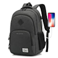 Miniatyrbillede 1 af 4: TD® Rygsæk til bærbar computer 17,3 tommer til mænd og kvinder med USB-opladningsport til universitet og erhvervsliv 35L (17,3 tommer, B6-Grå)