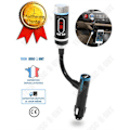 Miniatyrbillede 1 af 4: TD® Bluetooth transmitter bil TV FM optisk auto musik USB trådløs adapter radio oplader MP3 håndfri smartphones