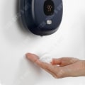 Miniatyrbild 2 av 4: TD® Väggmonterad handtvättmaskin med flytande skum för gästfrihet Smart Sensor Automatisk tvålautomat