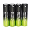 Miniatyrbillede 4 af 4: TD® Lot 4 Stykker Genopladeligt Batteri 5800mAh Li-ion 18650 3.7 V-Dobbel Port og dobbelt intelligent oplader POI181- Hurtig Opladning