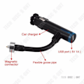 Miniatyrbillede 4 af 4: TD® Bluetooth transmitter bil TV FM optisk auto musik USB trådløs adapter radio oplader MP3 håndfri smartphones