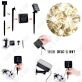 Miniatyrbild 4 av 4: TD® String Light Garland Födelsedag Jul Bröllop Blommor Färg Belysning Dekoration Utomhus utomhusfest Vattentät trädgård