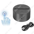 Miniatyrbillede 3 af 4: TD® Ny Dinosaur 3D Lys Berøring Farverig 3D Vision Led Natlamper Gave Dekoration Atmosfære Led Lille Bordlampe