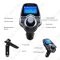 Miniatyrbillede 2 af 4: TD® Bluetooth FM-sender bilkompatibel USB kortlæser trådløs oplader iPhone smart FM-radio handsfree
