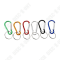 Miniatyrbillede 2 af 4: TD® 12 stykker Nøgleringe Farver assorterede Aluminium karabinhage