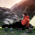Miniatyrbillede 3 af 4: TD® Uldumering sovepose sort Nylon / Camping sovepose Sarcophage udendørs / Varme og stærk / Duvet Bla
