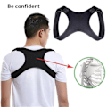 Miniatyrbild 1 av 4: Posture Corrector - Ej specificerad - Justerbar - Svart - Stödortos - Stödresår Svart